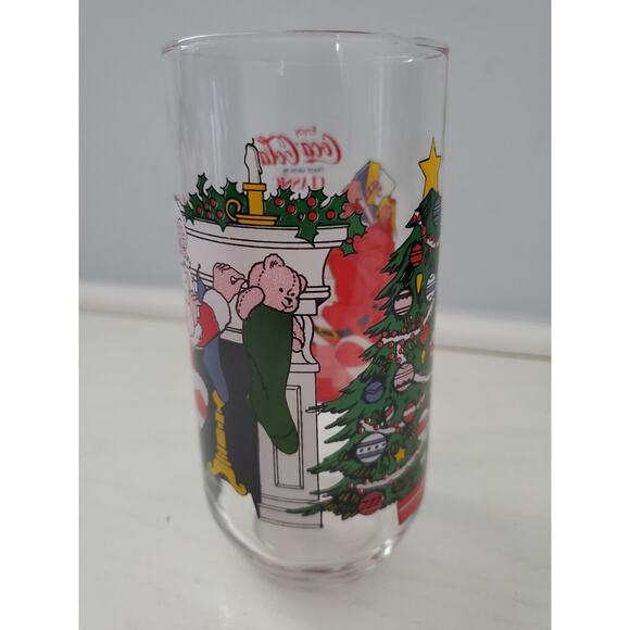 Vintage COKE / COCA-COLA McCrory Stores CHRISTMAS Santa GLASS TUMBLER - Set Of 3 - Picture 13 of 15